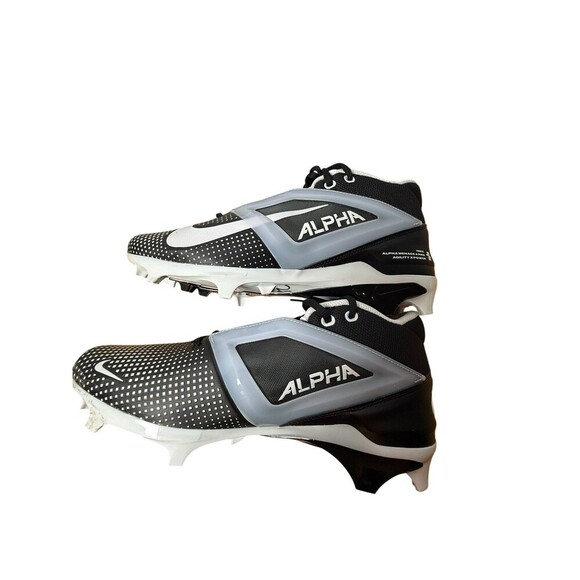SIZE 11.- Nike Alpha Menace 4 Pro NFL Lineman Football Cleats Black FZ7702-005 main image 4